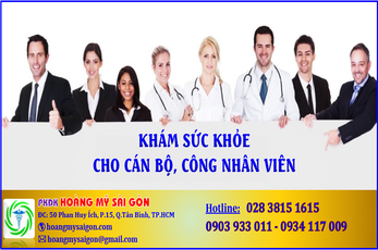 KHÁM SỨC KHỎE CHO CÁN BỘ, CÔNG NHÂN VIÊN